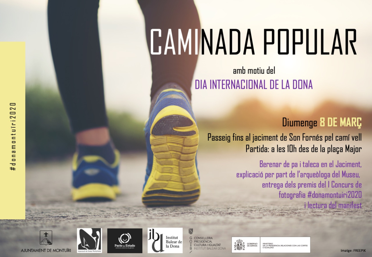 Caminada popular amb motiu del Dia Internacional de la Dona