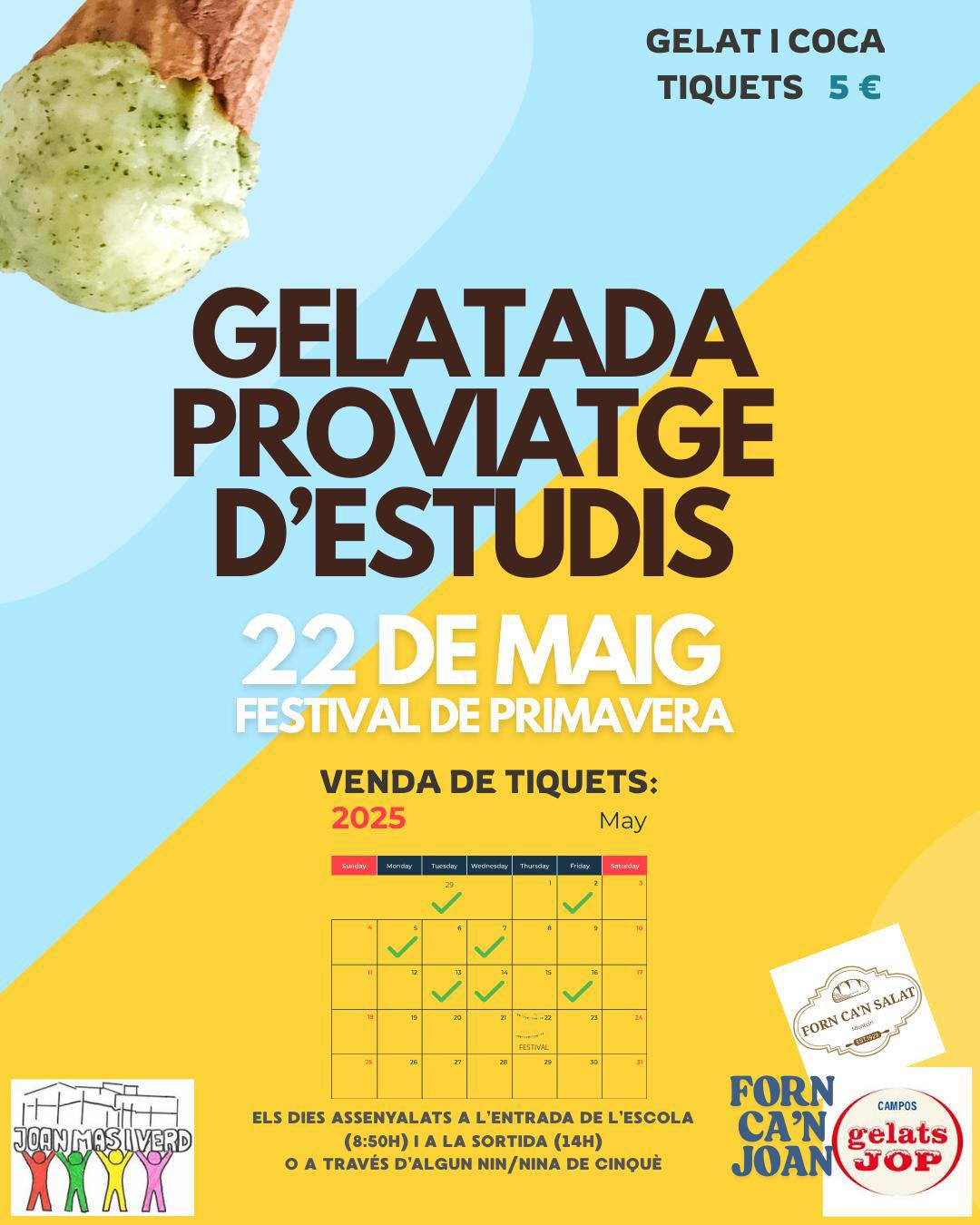 Gelatada proviatge d'estudis