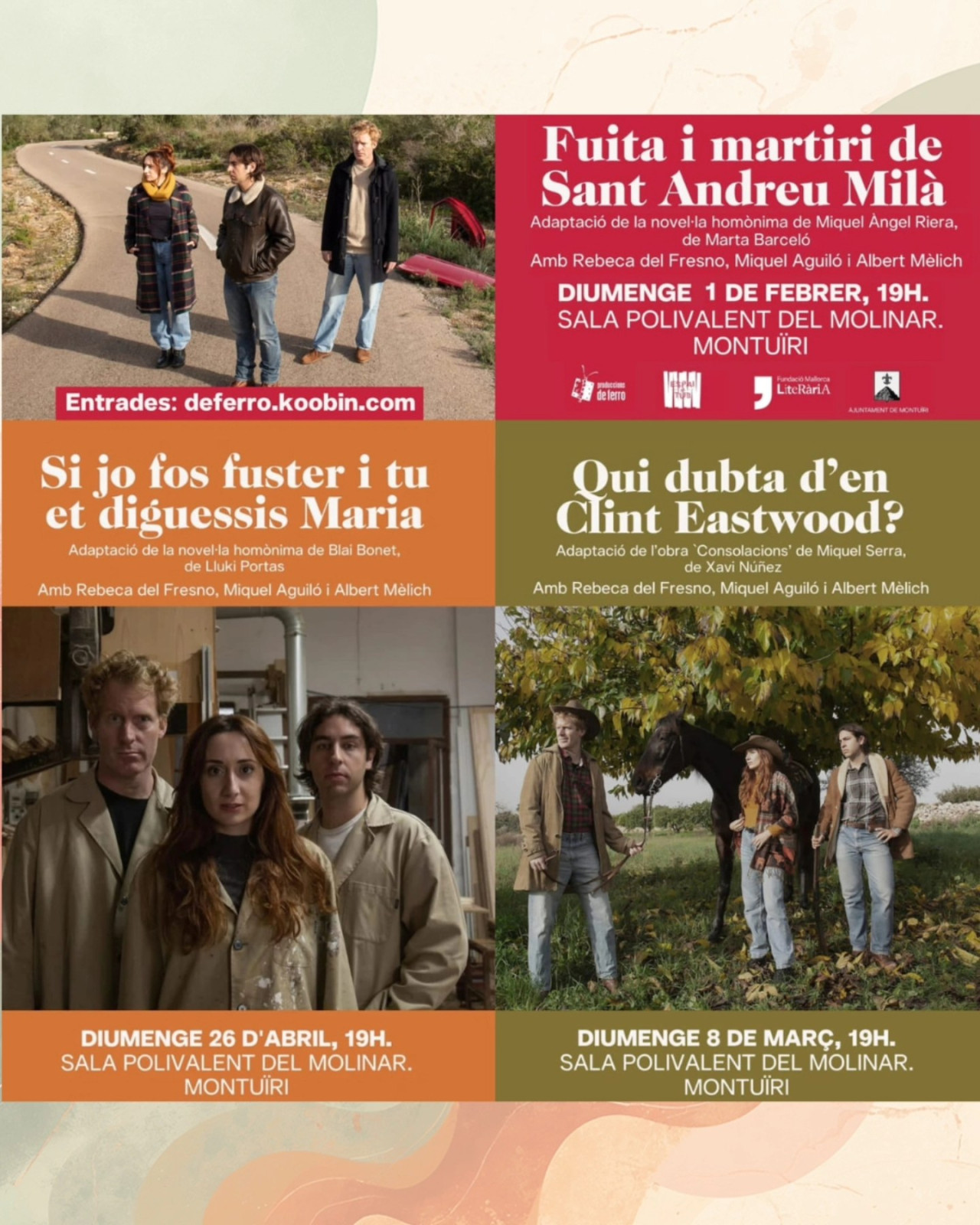 Cicle de teatre Literactua 2026