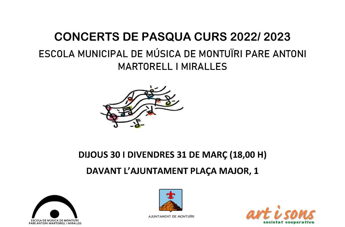 Concerts de Pasqua curs 2022-23